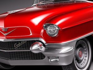 Cadillac Coupe Deville 1956 3D 모델