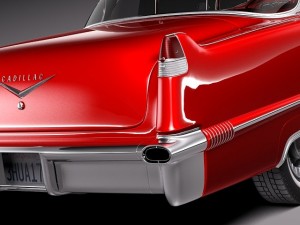 Cadillac Coupe Deville 1956 3D 모델
