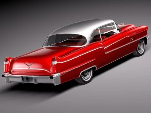 Cadillac Coupe Deville 1956 3D Model