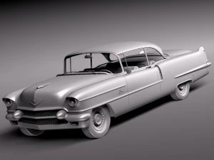 Cadillac Coupe Deville 1956 3D Model