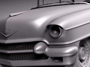 Cadillac Coupe Deville 1956 3D 모델