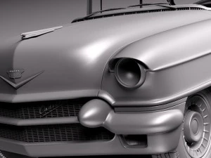 Cadillac Coupe Deville 1956 3D Model
