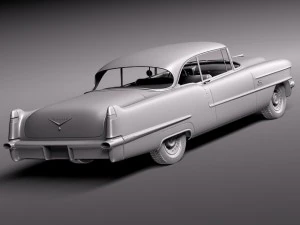 Cadillac Coupe Deville 1956 3D Model