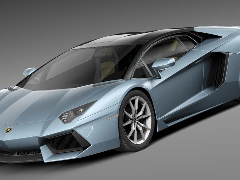 Aventador LP7004 Roadster 2014 Modello 3D