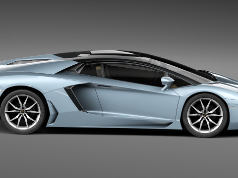 Aventador LP700 4 Roadster 2014 Modello 3D