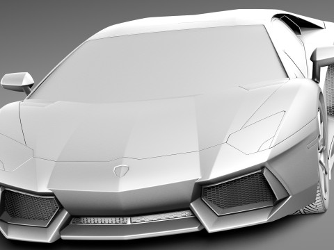 Aventador LP700 4 Roadster 2014 Modello 3D