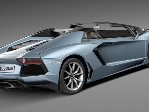Aventador LP700 4 Roadster 2014 Modello 3D