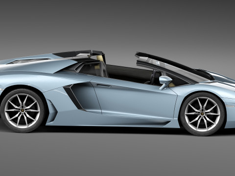 Aventador LP700 4 Roadster 2014 Modello 3D