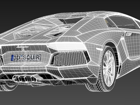 Aventador LP700 4 Roadster 2014 Modello 3D