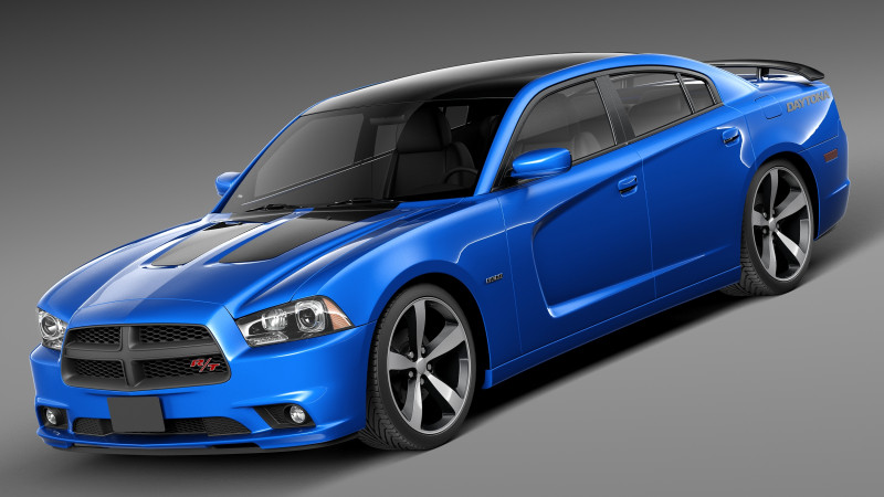 Dodge Charger Daytona 2013 3D 模型 .c4d .max .obj .3ds .fbx .stl .blend 