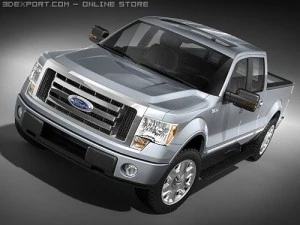 F-150 Crew Cab 2009 3D Model