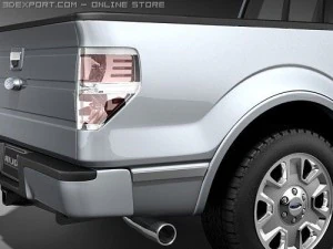 F-150 Crew Cab 2009 3D Model