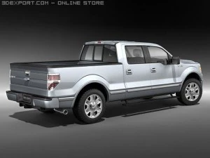 F-150 Crew Cab 2009 3D Model