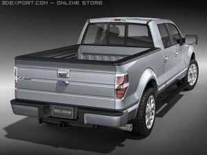 F-150 Crew Cab 2009 3D Model