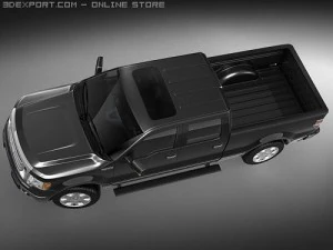 F-150 Crew Cab 2009 3D Model