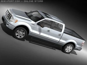 F-150 Crew Cab 2009 3D Model