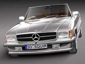 Mercedes-Benz SL R107 1971-1989 3D Модель