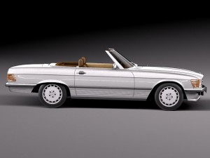 Mercedes-Benz SL R107 1971-1989 3D Модель