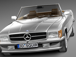 Mercedes-Benz SL R107 1971-1989 3D Модель