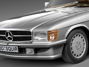 Mercedes-Benz SL R107 1971-1989 3D Модель