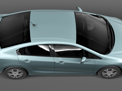 Honda Civic Sedan EX 2013 Model 3D