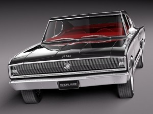 Dodge Charger 1966 Model 3D