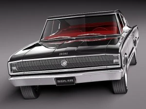 Dodge Charger 1966 3D Model