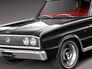 Dodge Charger 1966 Model 3D