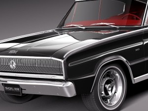Dodge Charger 1966 Model 3D