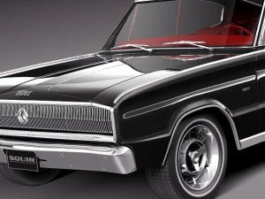 Dodge Charger 1966 3D Model