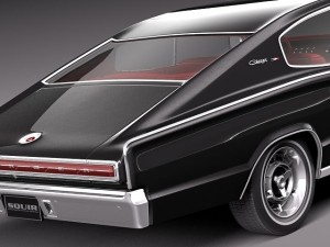 Dodge Charger 1966 Model 3D