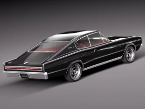 Dodge Charger 1966 3D Model
