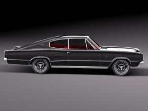 Dodge Charger 1966 Model 3D