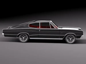 Dodge Charger 1966 3D Model