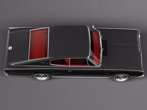 Dodge Charger 1966 Model 3D
