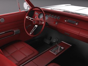 Dodge Charger 1966 Model 3D