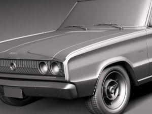 Dodge Charger 1966 3D Model