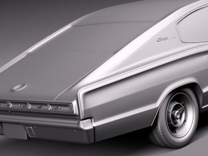 Dodge Charger 1966 Model 3D