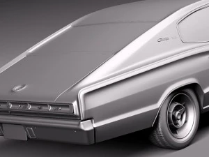 Dodge Charger 1966 3D Model
