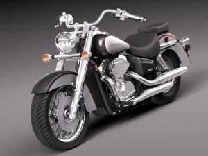 Honda Shadow Aero 750 2012 Modelo 3D