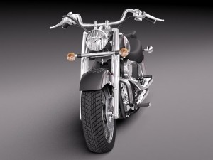 Honda Shadow Aero 750 2012 3D Модель