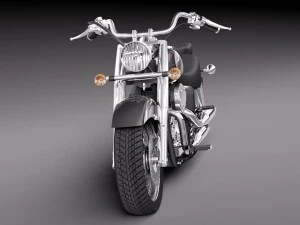 Honda Shadow Aero 750 2012 3D Model