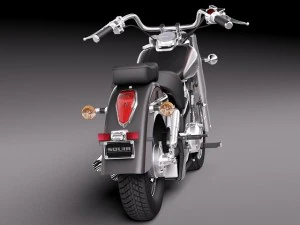 Honda Shadow Aero 750 2012 3D Model