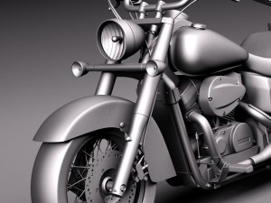 Honda Shadow Aero 750 2012 3D Модель