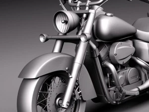 Honda Shadow Aero 750 2012 3D Model