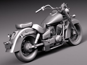 Honda Shadow Aero 750 2012 3D Модель