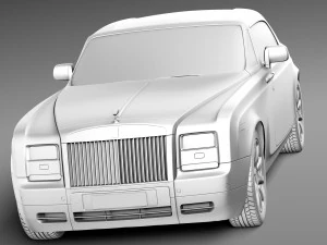Rolls Royce Fantasma Coup&eacute; 2013 Modelo 3D