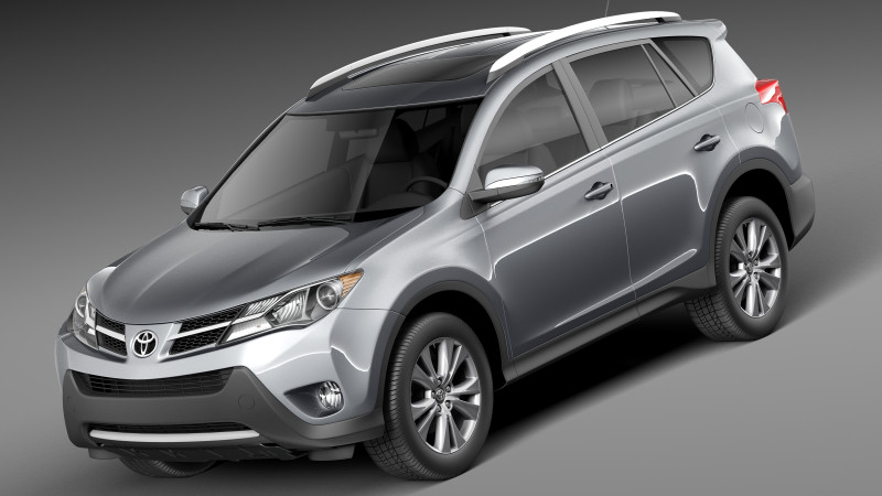 Toyota RAV4 2013 Modelo 3D .c4d .max .obj .3ds .fbx .stl .blend 