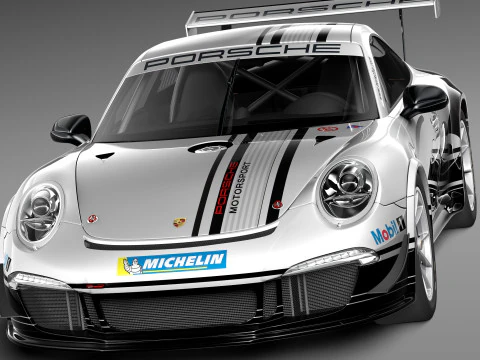 Porsche 911 GT3 Cup 2013 3D Model