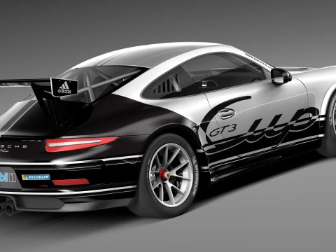 Porsche 911 GT3 Cup 2013 3D Model